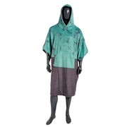 MADNESS Change Robe Surf Poncho Unisize Teal Marble