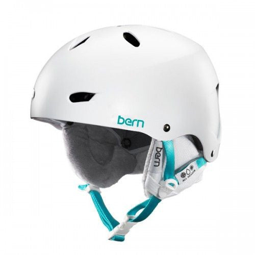 BERN Brighton Helmet EPS Satin White w/ Grey Liner Women
