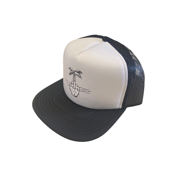 KYMA Trucker Hat Up-Yours Black
