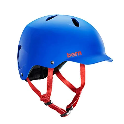 BERN Helmet Bandito EPS Matte Cobalt Blue w/ Black Liner Youth